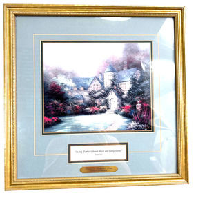 Thomas Kinkade "Beyond Autumn‎ Gate" 1998 COA